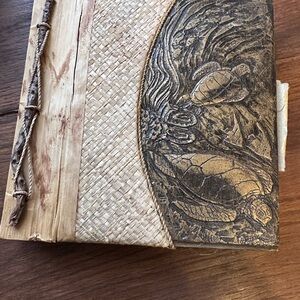 Handcrafted Woven photo albumwith Turtle Design